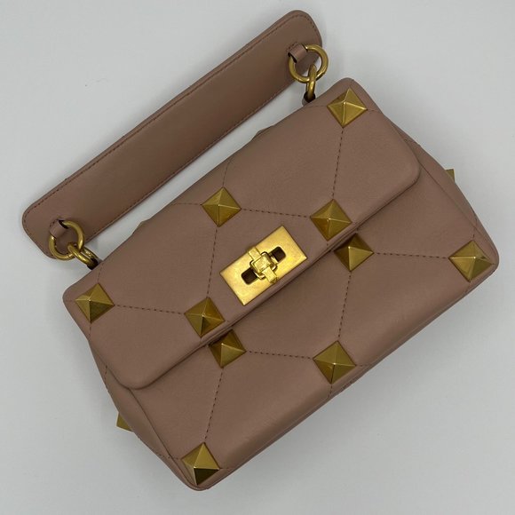 Valentino Medium Roman Stud Shoulder Bag - Picture 7 of 14